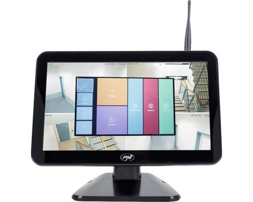 Monitor de supraveghere PNI cu afișaj și antenă