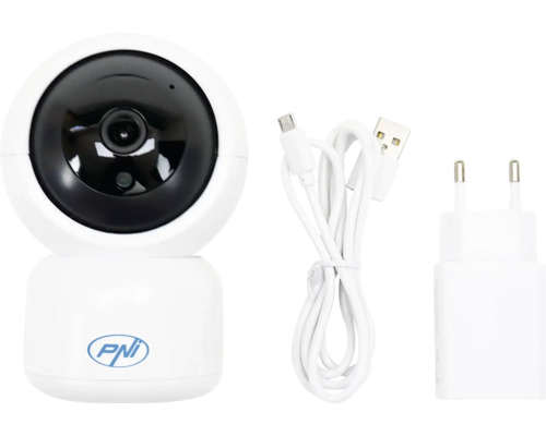 Cameră de supraveghere PNI cu cablu USB și adaptor