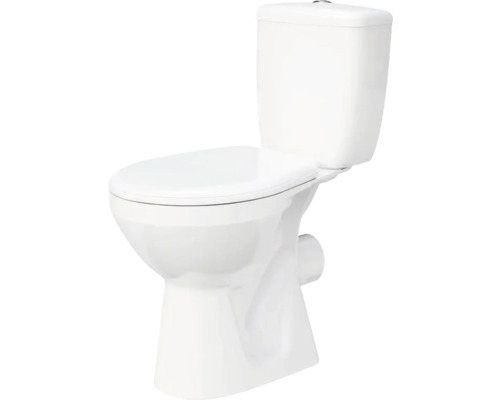 Set WC compact Cersanit Rhodos, incl. rezervor și capac WC, alb