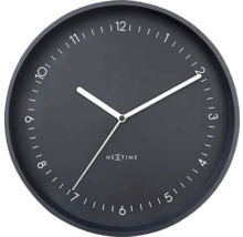 Ceas perete NeXtime Berlin negru Ø 30 cm