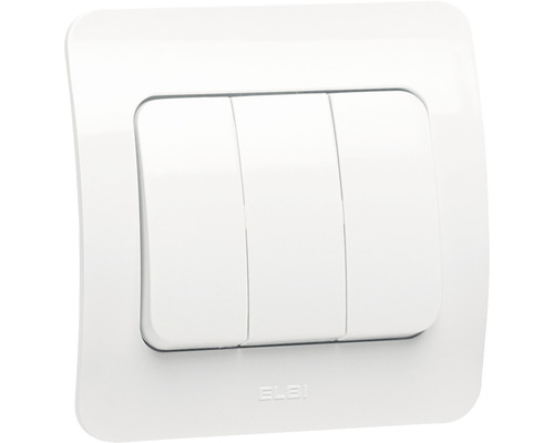 Întrerupător triplu pentru montaj pe perete