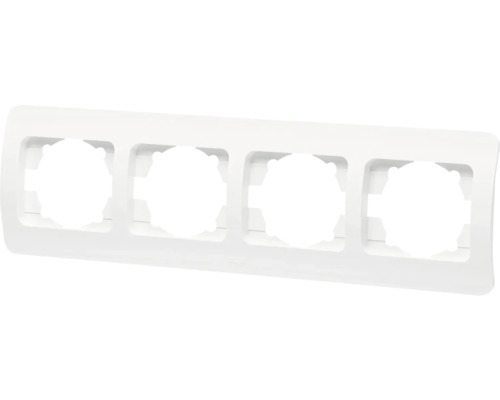 Ramă quadruplă pentru întrerupătoare și prize