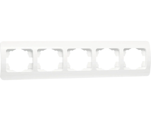 Ramă cincuplă pentru întrerupătoare și prize