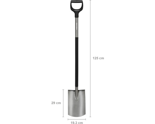 Cazma cu mâner D, lungime 125 cm