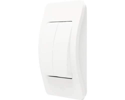 Întrerupător dublu din plastic