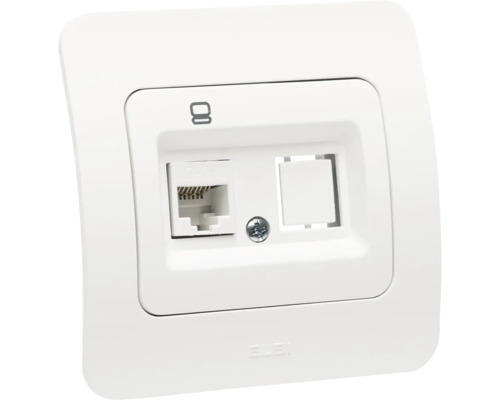 Priza de date Elex priză de rețea cu simbol computer