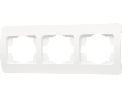 Ramă pentru trei întrerupătoare sau prize