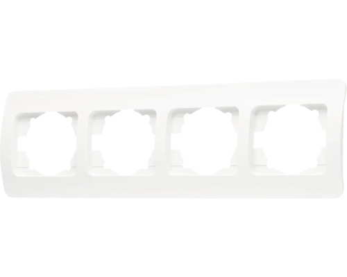 Ramă cvadruplă pentru întrerupătoare și prize