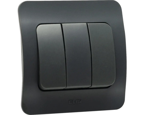 Întrerupător triplu de lumină pentru montare pe perete