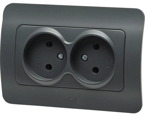 Priza dublă pentru interior