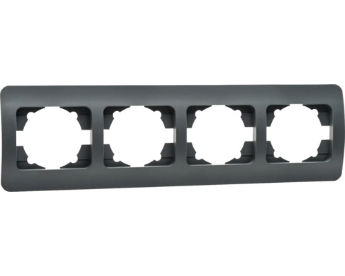 Ramă cvadruplă pentru întrerupătoare și prize