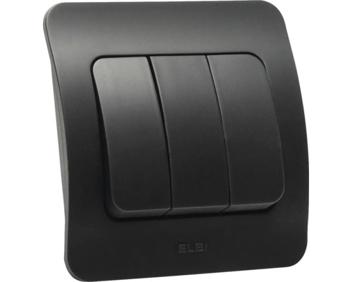 Întrerupător de lumină triplu pentru montare pe perete