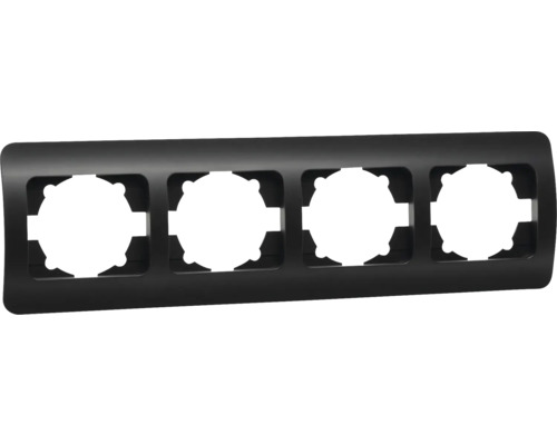 Cadru cvadruplu pentru întrerupătoare și prize