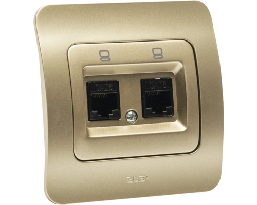 Priza de rețea ELB cu două porturi