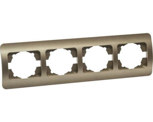 Ramă cvadruplă pentru întrerupătoare și prize