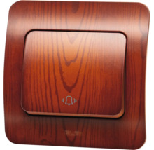 Buton sonerie ELSO cu aspect de lemn