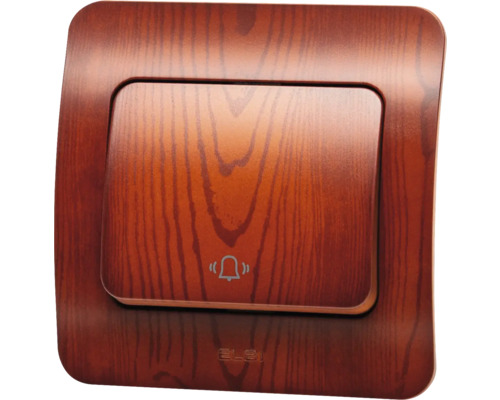 Buton sonerie ELSO cu aspect de lemn