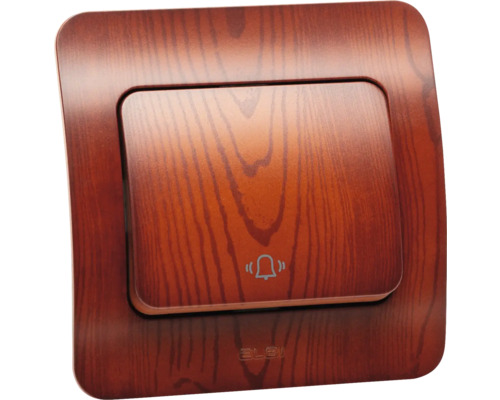 Buton sonerie ELSO cu aspect de lemn