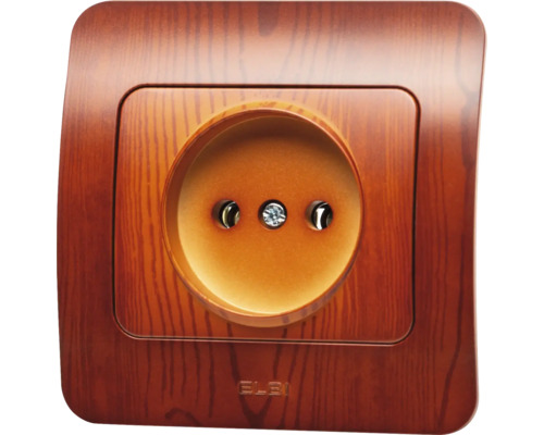 Priză ELBI cu aspect de lemn
