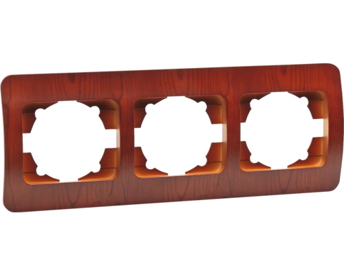 Ramă triplă din lemn pentru întrerupătoare
