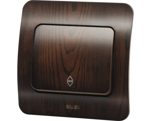 Întrerupător electric cu aspect de lemn