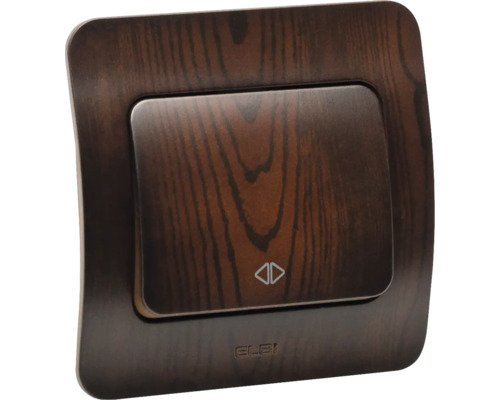 Întrerupător ELBI cu aspect de lemn