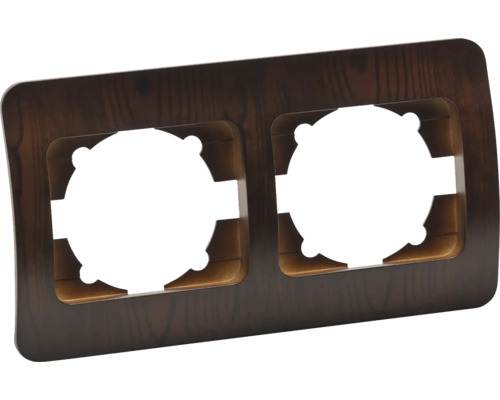 Rozetă dublă din lemn pentru interior