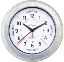 Ceas de maree Nextime cu cadru argintiu și indicator de flux și reflux