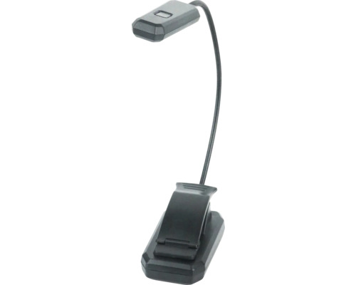 Lampă cu clemă cu braț flexibil