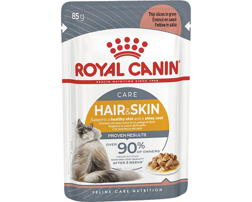 Royal Canin Hair and Skin hrană pentru pisici în plic de 85 de grame