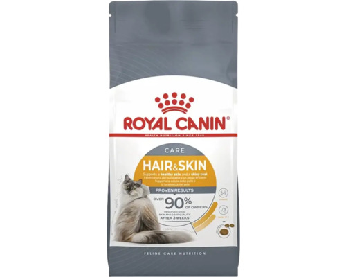 Hrană uscată pentru pisici, ROYAL CANIN Hair + Skin 33, 400 g