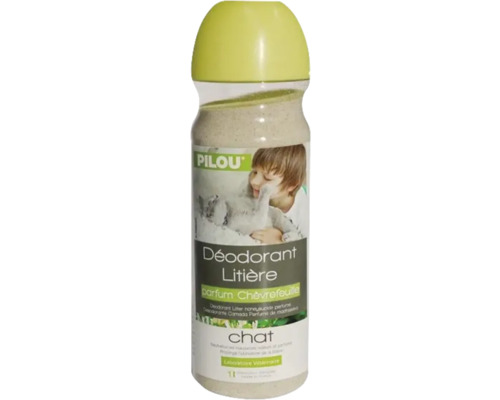 Deodorant pentru litieră pisici Pilou Caprifoi 750 g Pflou deodorant litieră pisici parfum caprifoi
