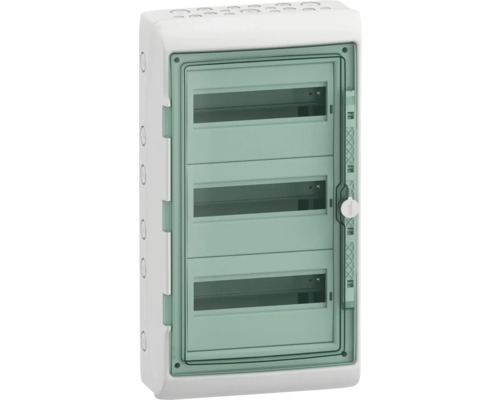 Tablou distribuție electrică Schneider Kaedra 3x12 module IP65, montaj aparent Carcasă goală pentru instalarea dispozitivelor modulare