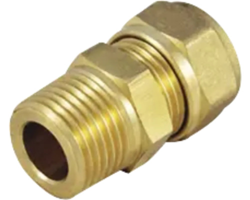Racord alamă Tiemme compresiune țeavă Ø22x1" Racord alamă Tiemme compresiune țeavă Ø22x1"