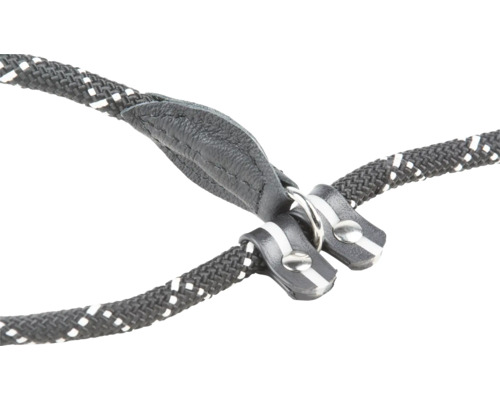 Lesă pentru câini din funie cu detalii din piele