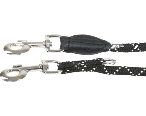 Două lese pentru câini din funie cu carabină