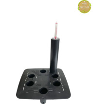 Sistem auto udare Lafiora Quadrato, plastic, 22x22x55 cm, negru-thumb-0 Sistem auto udare Lafiora Quadrato, plastic, 22x22x55 cm, negru-thumb-0