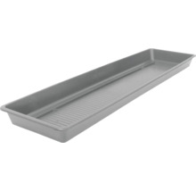 Farfurie ghiveci Lafiora Extra Flor, plastic, L 80 cm, gri-thumb-0 Farfurie ghiveci Lafiora Extra Flor, plastic, L 80 cm, gri-thumb-0