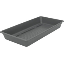 Farfurie ghiveci Lafiora Extra Flor, plastic, L 40 cm, negru