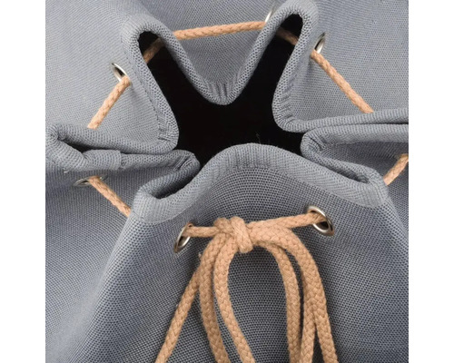 Sac de sport gri cu șnur