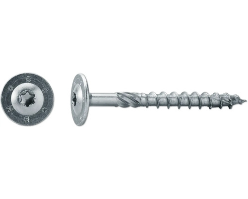 Șuruburi pentru lemn cu cap semibombat Torx Dresselhaus JD-Plus 10x260mm T50 oțel zincat 50 piese Șuruburi pentru lemn cu cap semibombat Torx Dresselhaus JD-Plus 10x260mm T50 oțel zincat 50 piese