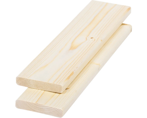 Scândură cherestea rindeluită 18x110x3000 mm Două scânduri rindeluite din lemn de molid