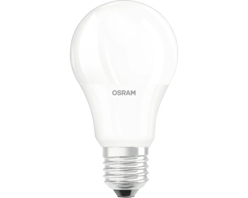Set 4 becuri LED Osram E27 10W 1055 lumeni, glob mat A75, lumină caldă
