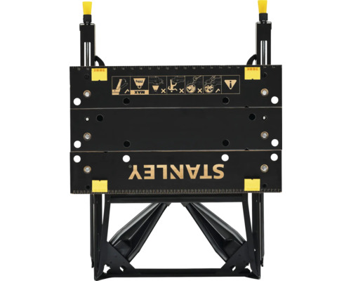 Banc de lucru Stanley cu picioare pliabile pentru utilizare flexibilă