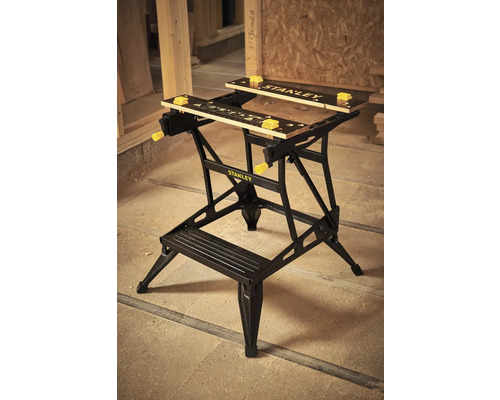 Banc de lucru Stanley cu fălci reglabile pentru bricolaj și profesioniști