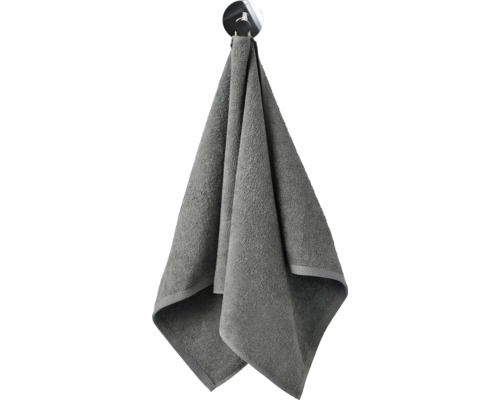 Prosop gri de oaspeți din bumbac pe cârlig