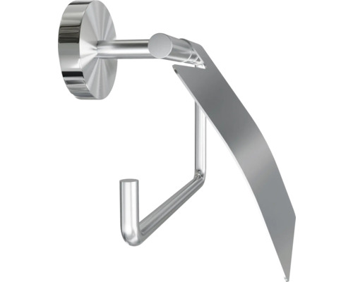 Suport de hârtie igienică cu capac și cârlig din metal