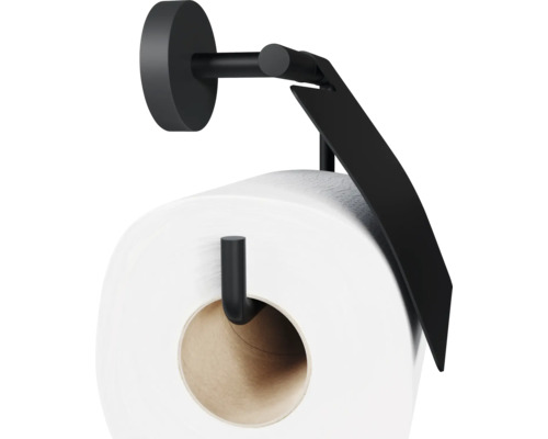 Suport metalic pentru hârtie igienică cu rolă de hârtie igienică