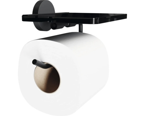 Suport hârtie igienică cu raft