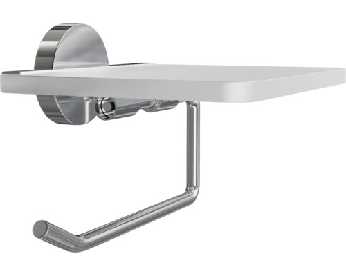 Suport hârtie igienică cu raft